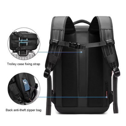 Travel Backpack Vacuum Compression Backpack Business Large Capacity School Backpack Expand Outdoor Hiking Backpack