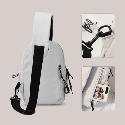 Crossbody Bag Men'S Single Shoulder Small Backpack Chest Bag Women'S Cycling Sports Mountain Climbing Boys Tablet Lightweight Mo