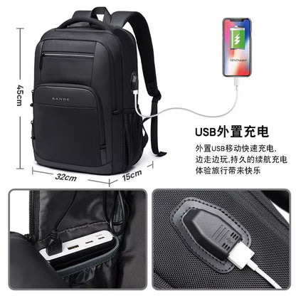 Men's Designer Laptop Backpack - Tactical Business and Travel Bag for Boys and Men
