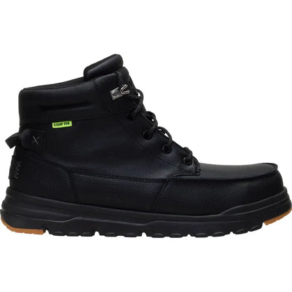 HEYDUDE Bradley Work CT Leather - Men'S Comfortable Slip-On Boots for Work