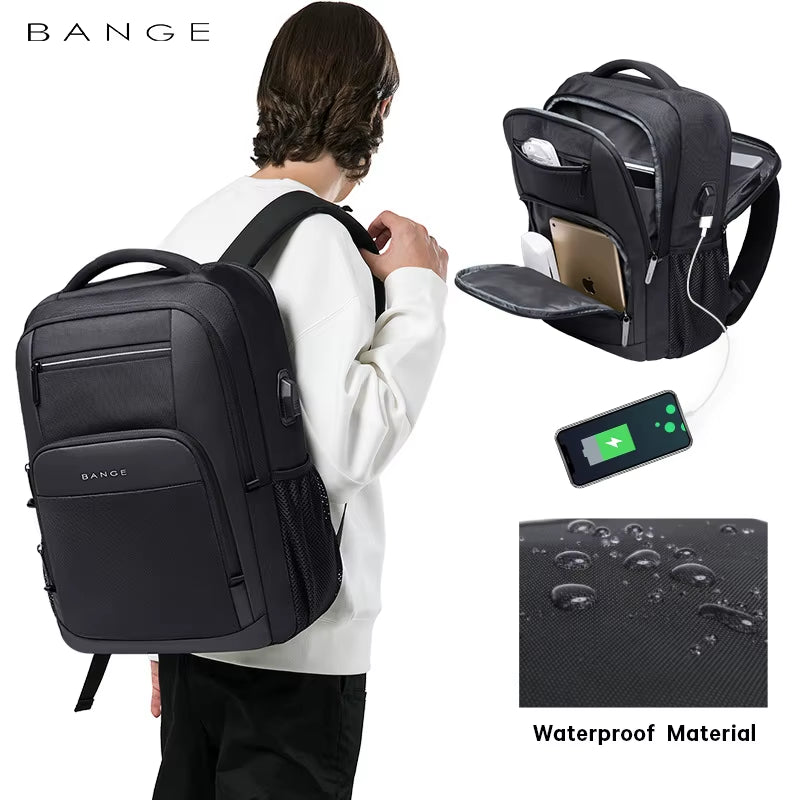 Men's Designer Laptop Backpack - Tactical Business and Travel Bag for Boys and Men